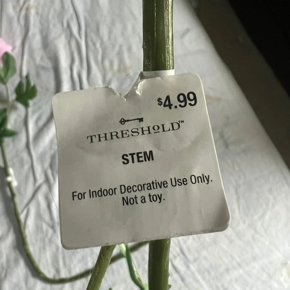 Threshold Peony Artificial Floral Stems Home Decor Pink White Brand New 3pc Set